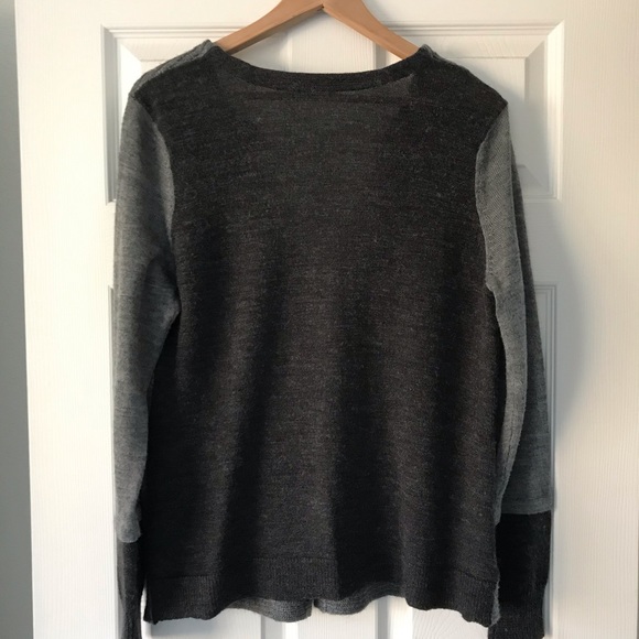 Chico’s open-front cardigan sweater gray L - Picture 6 of 6